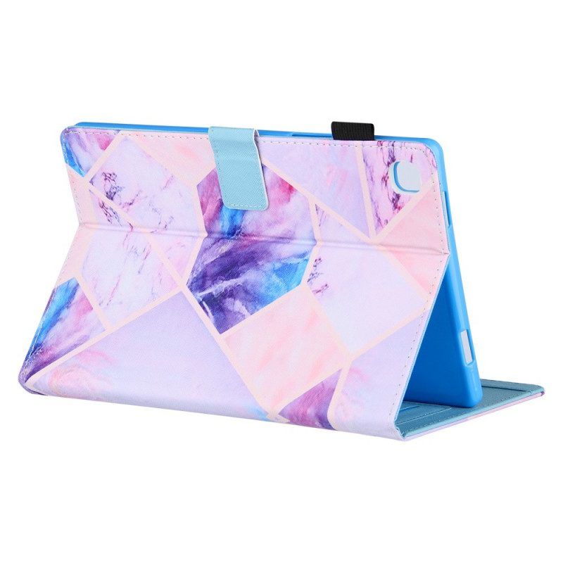 Flip Case Für Samsung Galaxy Tab A8 (2021) Marmor-geometrie-design