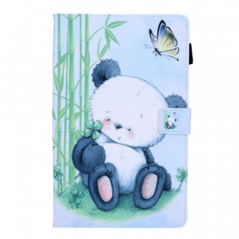 Flip Case Für Samsung Galaxy Tab A8 (2021) Panda In Der Natur