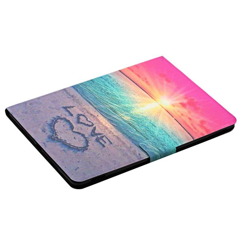 Flip Case Für Samsung Galaxy Tab A8 (2021) Sonnenuntergangsliebe