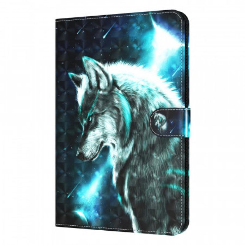 Flip Case Für Samsung Galaxy Tab A8 (2021) Wilder Wolf