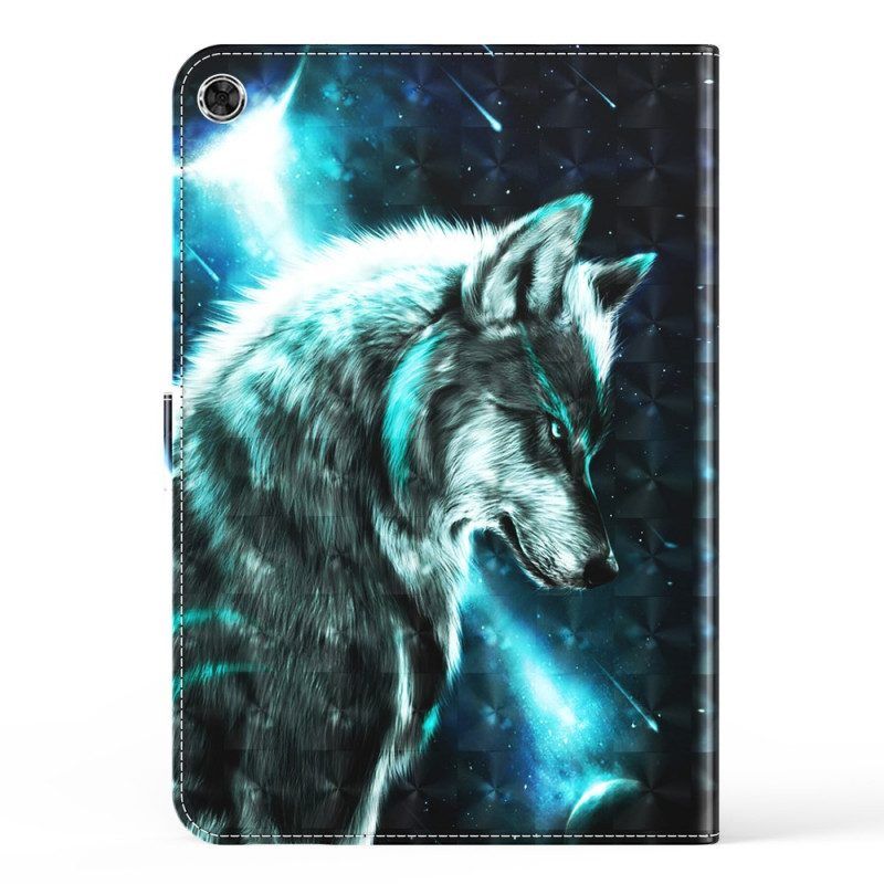 Flip Case Für Samsung Galaxy Tab A8 (2021) Wilder Wolf