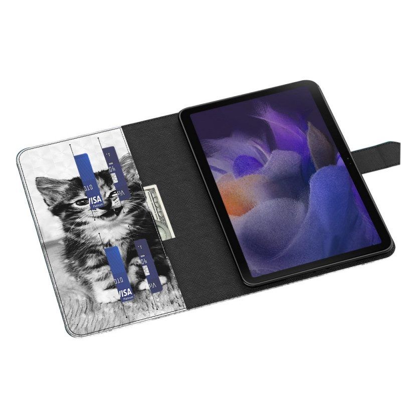 Lederhüllen Für Samsung Galaxy Tab A8 (2021) Kunstleder-kätzchen