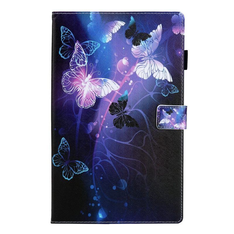 Lederhüllen Für Samsung Galaxy Tab A8 (2021) Magische Schmetterlinge