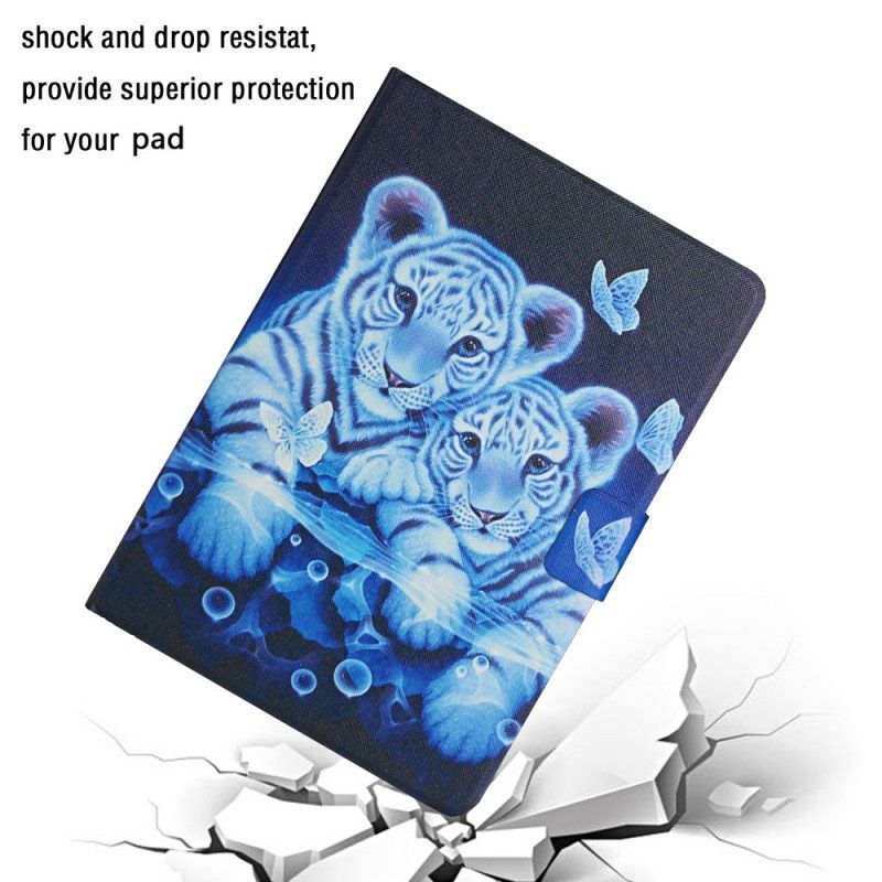 Lederhüllen Für Samsung Galaxy Tab A8 (2021) Tiger