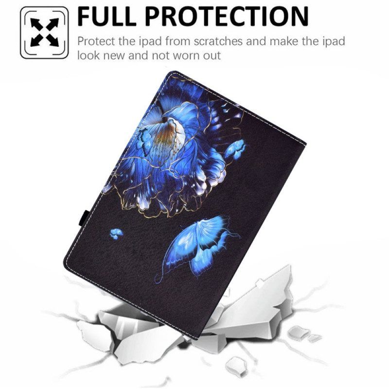 Lederhüllen Für Samsung Galaxy Tab A8 (2021) Verzauberte Schmetterlinge