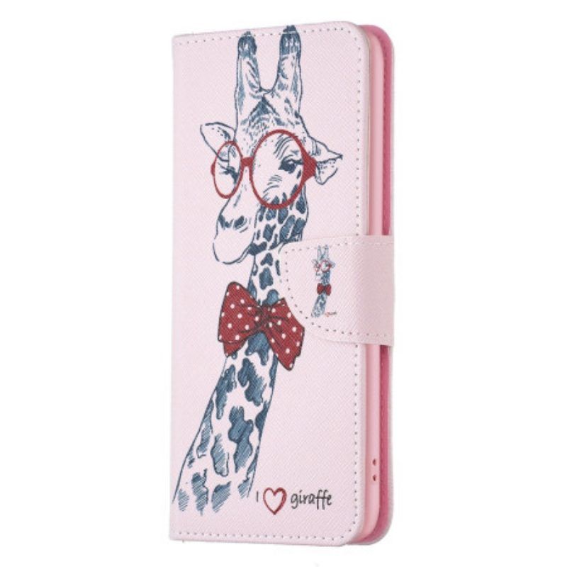 Flip Case Für iPhone 15 Plus Intello-giraffe