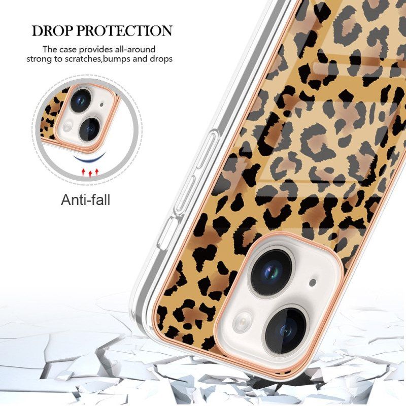 Handyhülle Für iPhone 15 Plus Leopard