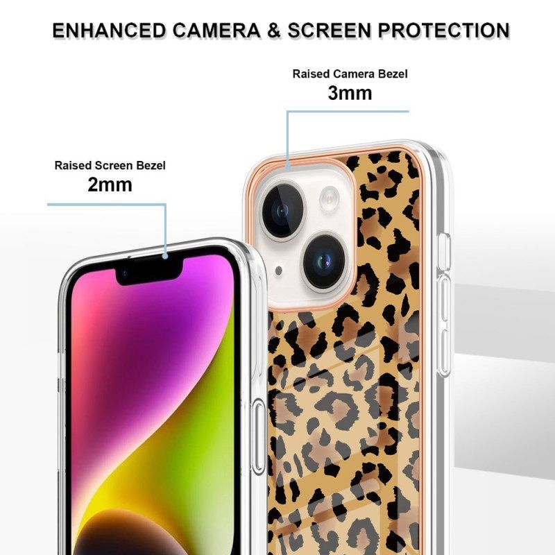 Handyhülle Für iPhone 15 Plus Leopard