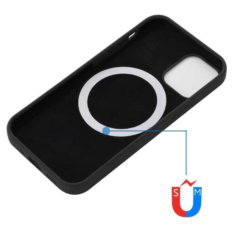 Handyhülle Für iPhone 15 Plus Magsafe-kompatibles Silikon