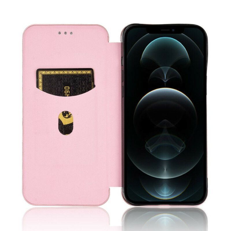 Flip Case Für Iphone 13 Pro Max Kohlefaser