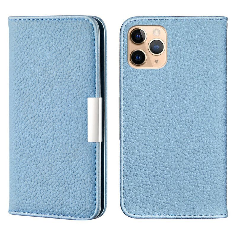 Flip Case Für Iphone 13 Pro Max Litchi Ultra Chic Kunstleder