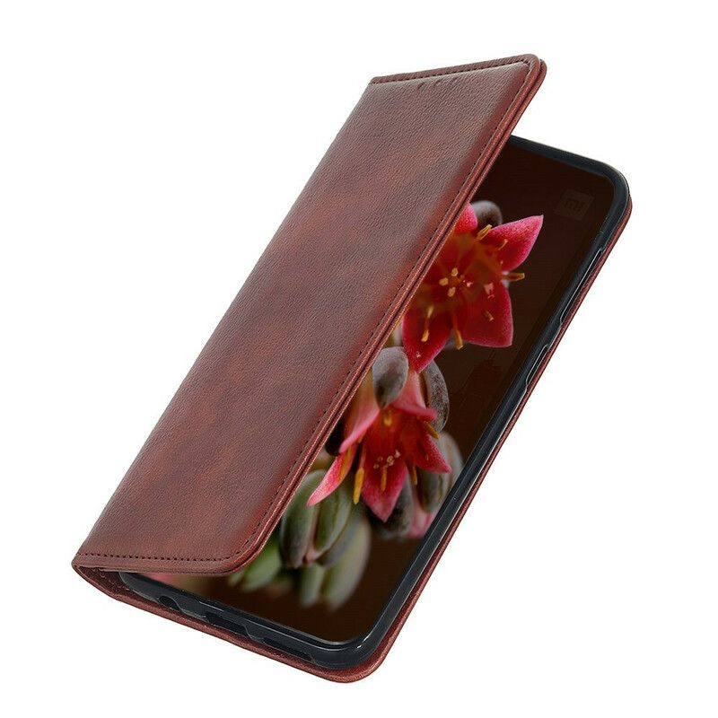 Flip Case Iphone 13 Pro Max Handyhülle Litschispaltleder