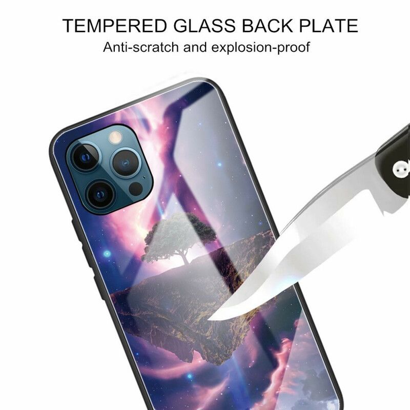 Hülle Für Iphone 13 Pro Max Weltenbaum Aus Gehärtetem Glas