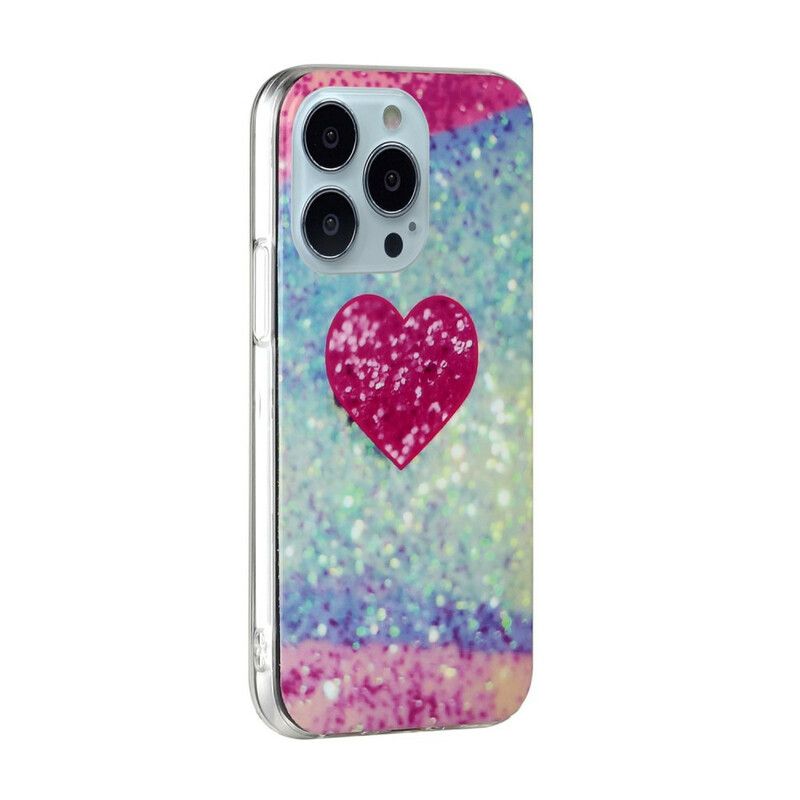 Hülle Iphone 13 Pro Max Handyhülle Glitzermarmor