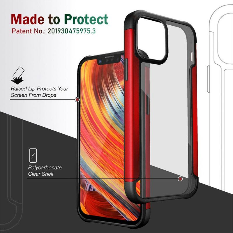 Hülle Iphone 13 Pro Max Handyhülle Hybrid-stoßfängerkanten Durchsichtig