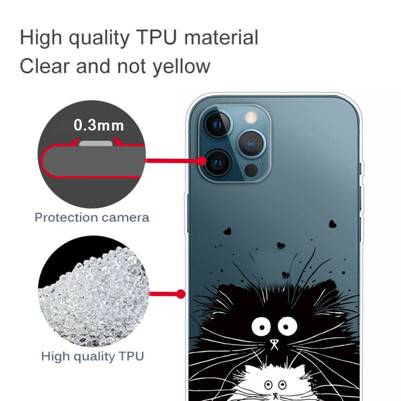 Hülle Iphone 13 Pro Max Handyhülle Schau Dir Die Katzen An