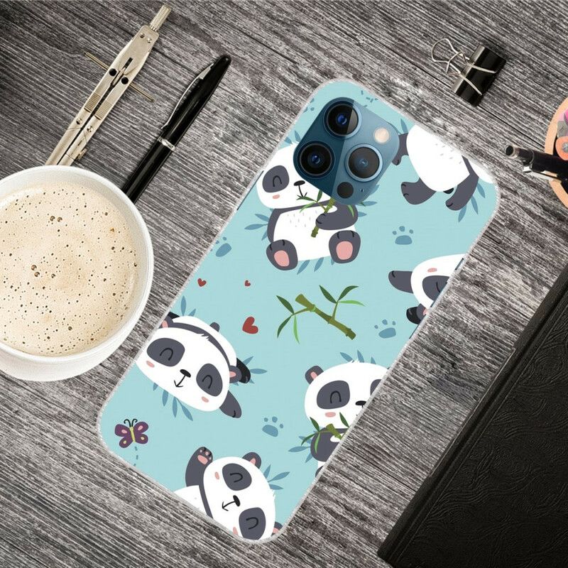 Hülle Iphone 13 Pro Max Haufen Pandas