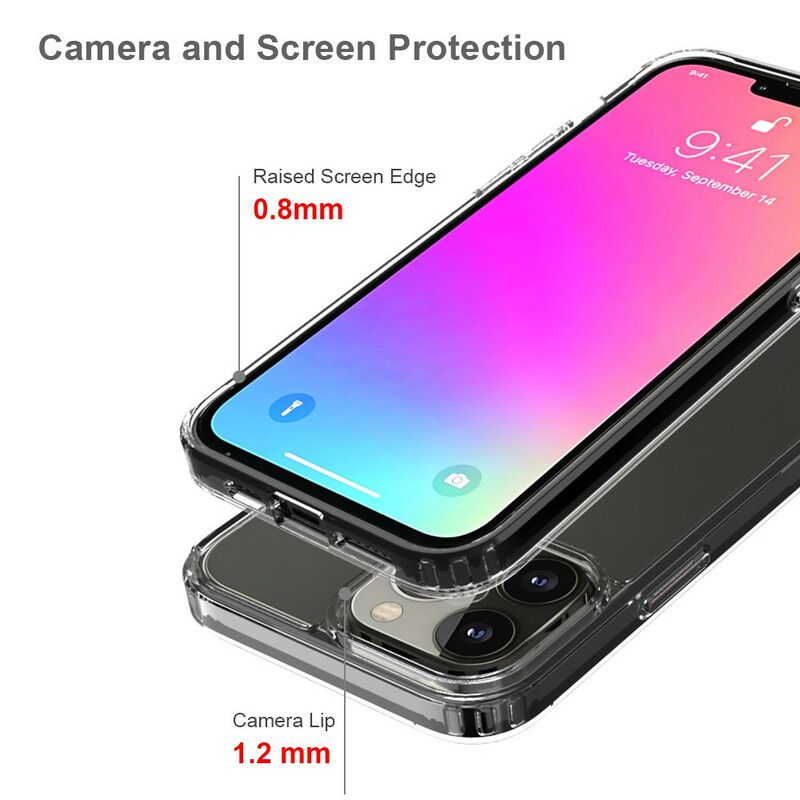 Hülle Iphone 13 Pro Max Transparenter Hybrid