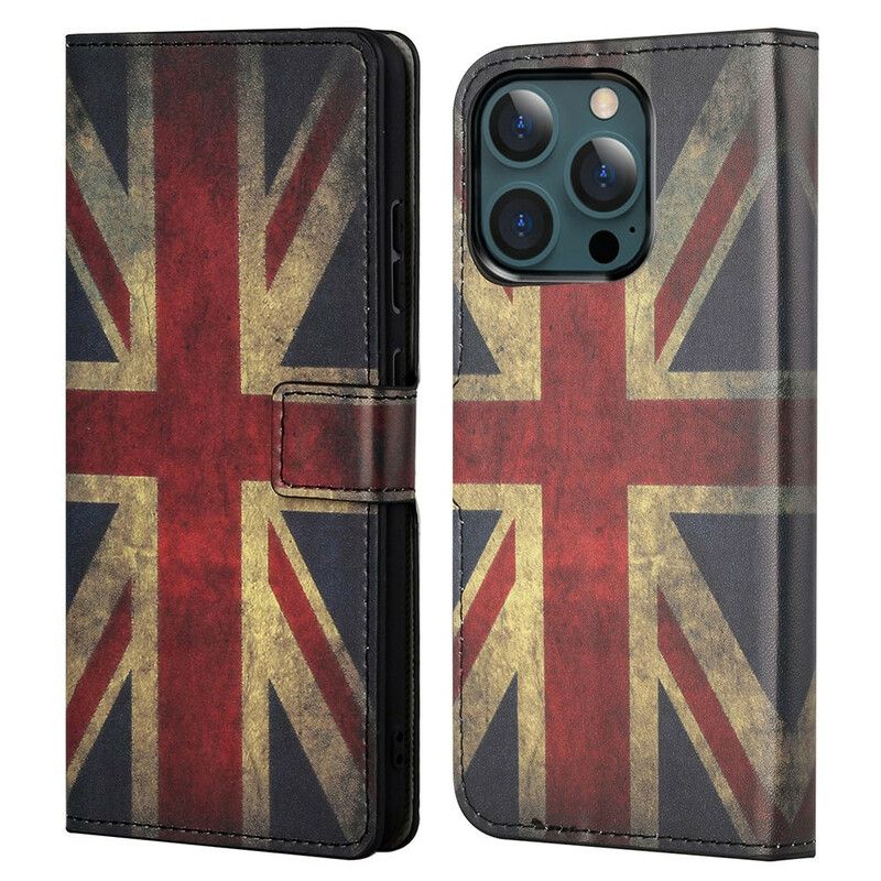 Lederhüllen Für Iphone 13 Pro Max England-flagge