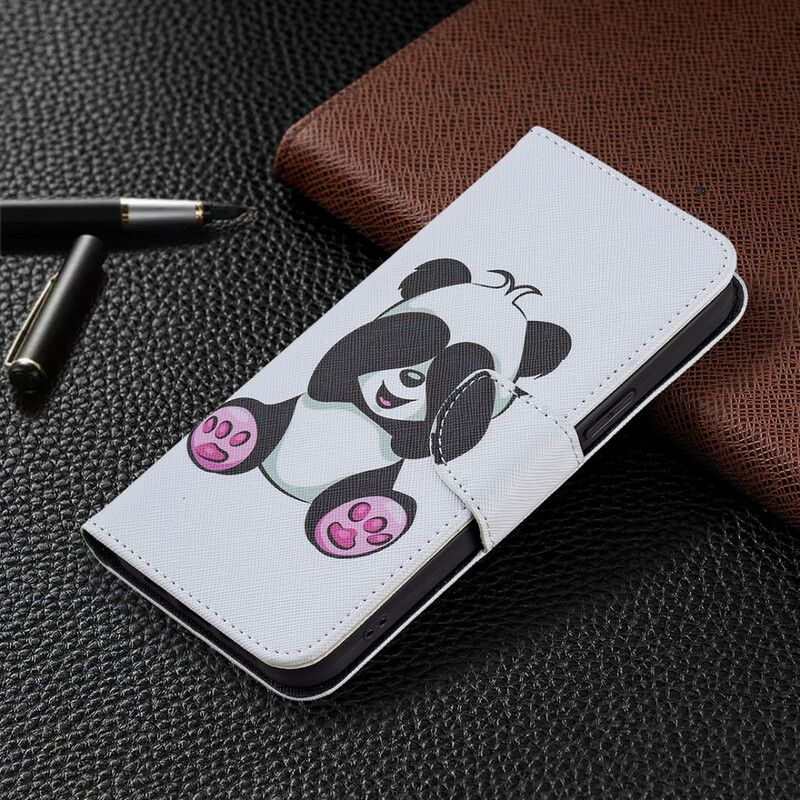Lederhüllen Iphone 13 Pro Max Handyhülle Panda-spaß
