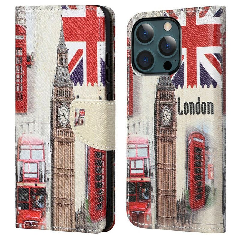 Lederhüllen Iphone 13 Pro Max Londoner Leben