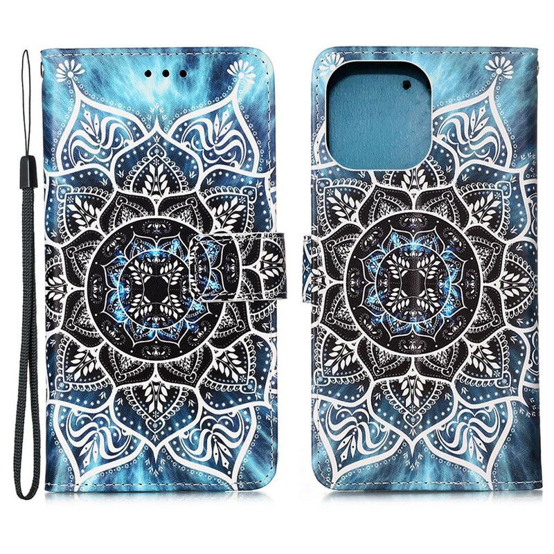 Lederhüllen Iphone 13 Pro Max Mandala Im Himmel