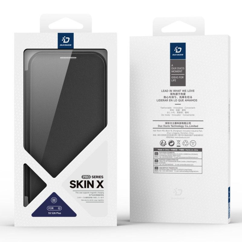 Flip Case Samsung Galaxy S26 Plus Handyhülle Magnetisches Skin X Pro Dux Ducis