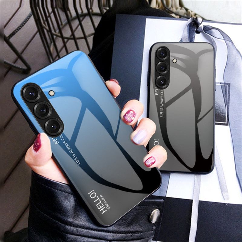 Hülle Für Samsung Galaxy S26 Plus Gehärtetes Glas „hallo“