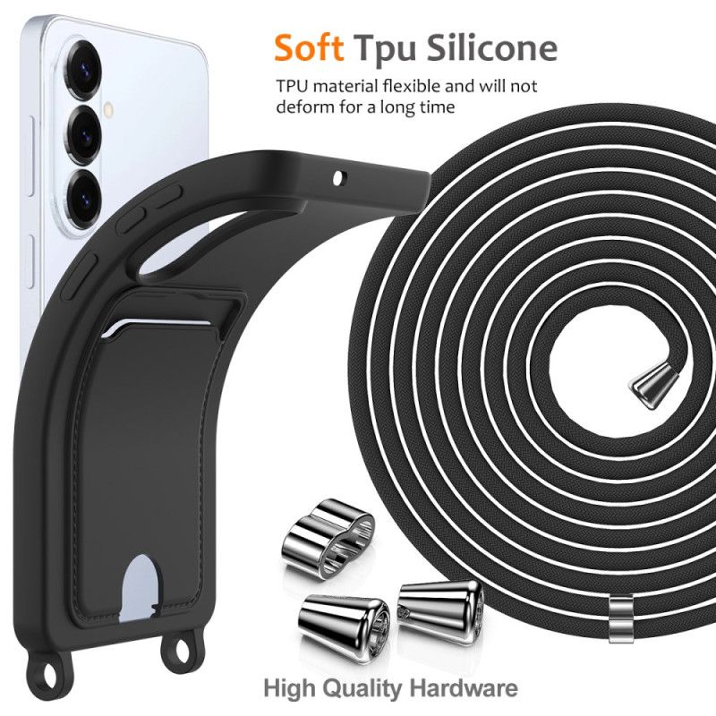 Hülle Für Samsung Galaxy S26 Plus Kartenhalter Mit Lanyard