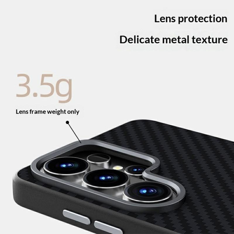 Hülle Für Samsung Galaxy S26 Plus Magnethalter Mit Carbonfaser-textur