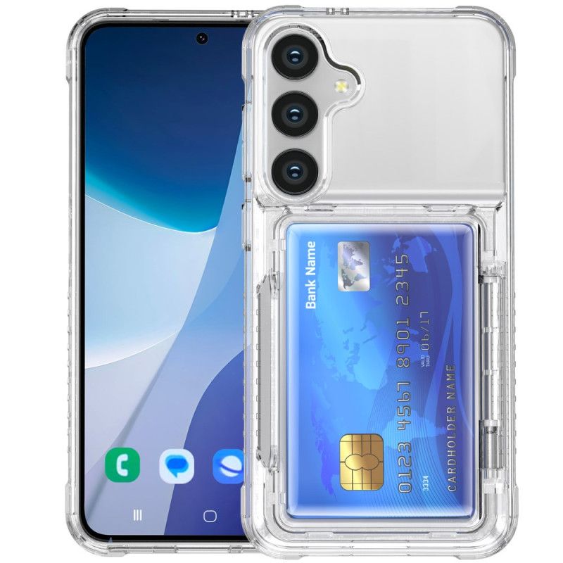 Hülle Für Samsung Galaxy S26 Plus Transparenter Kartenhalter Mit Ständer