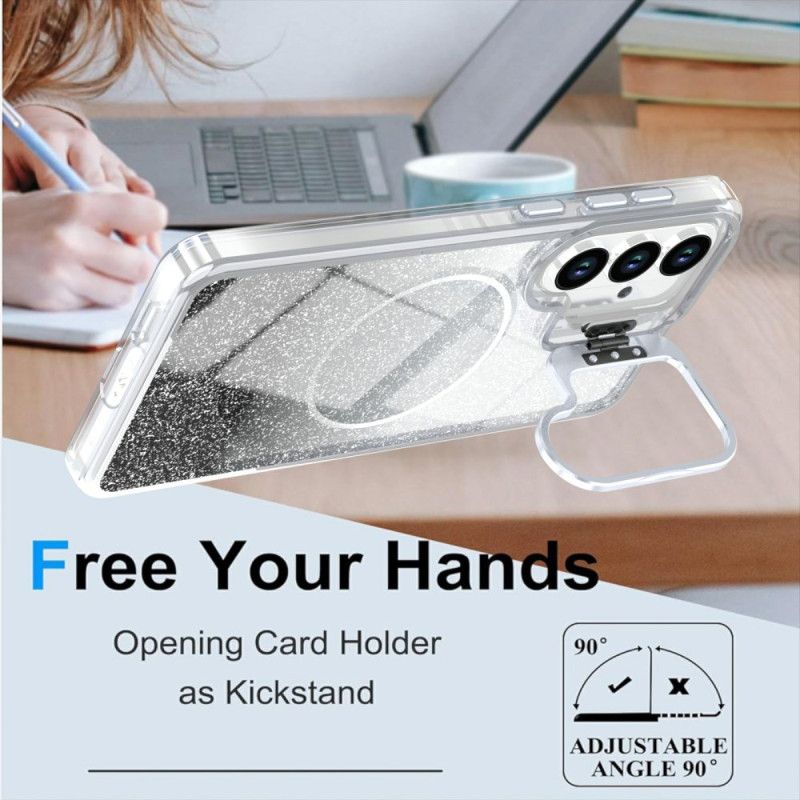 Hülle Samsung Galaxy S26 Plus Handyhülle Magnetischer Farbverlauf-glitzer Und Rückseite