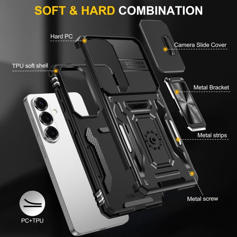 Hülle Samsung Galaxy S26 Plus Handyhülle Schiebebarer Linsenschutz