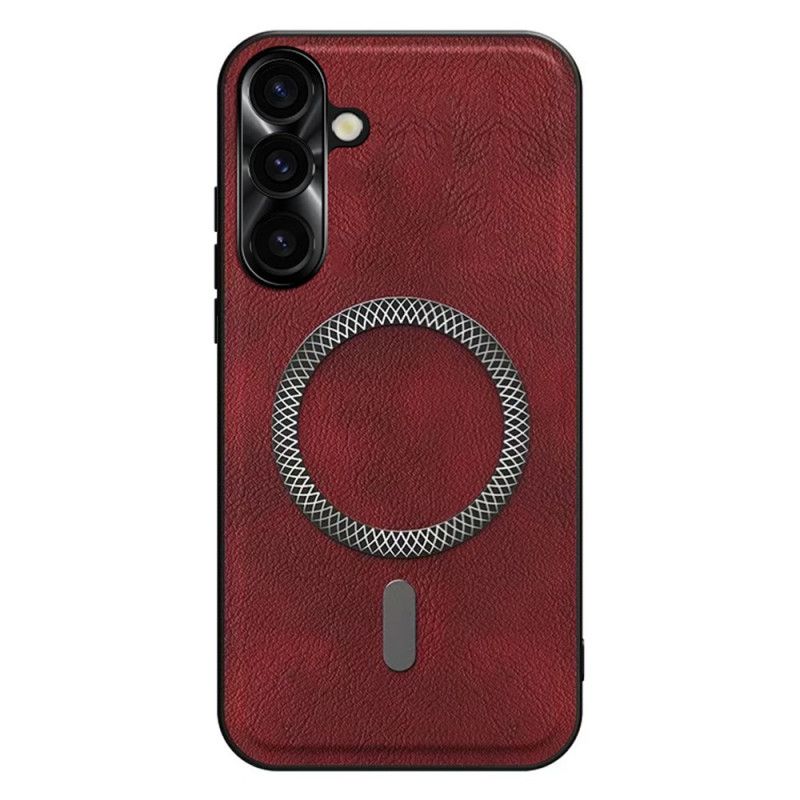 Hülle Samsung Galaxy S26 Plus Linsenrahmen In Lederoptik Und Metall