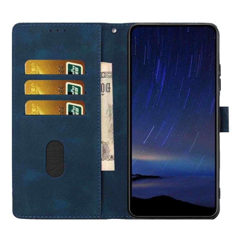 Lederhüllen Für Samsung Galaxy S26 Plus Kirschblüten-gravur