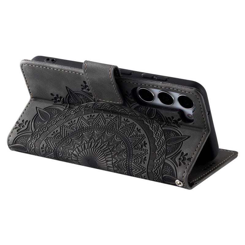 Lederhüllen Für Samsung Galaxy S26 Plus Mandala-wildleder-effekt