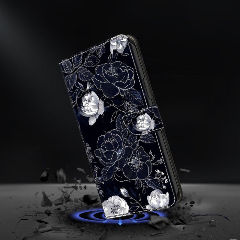 Lederhüllen Für Samsung Galaxy S26 Plus Vintage-blumenmuster