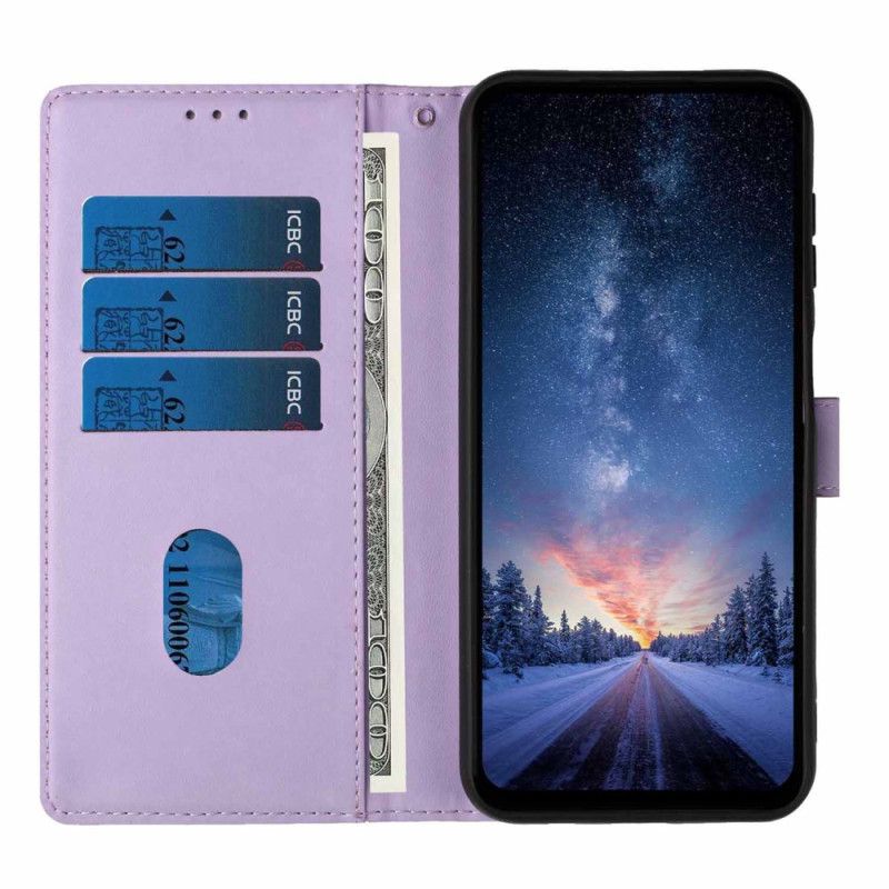 Lederhüllen Samsung Galaxy S26 Plus Handyhülle Baum- Und Katzenmuster