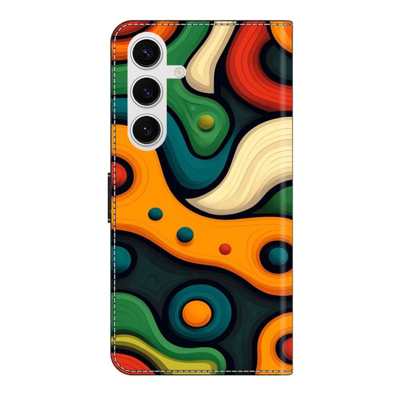 Lederhüllen Samsung Galaxy S26 Plus Handyhülle Gemaltes Motiv