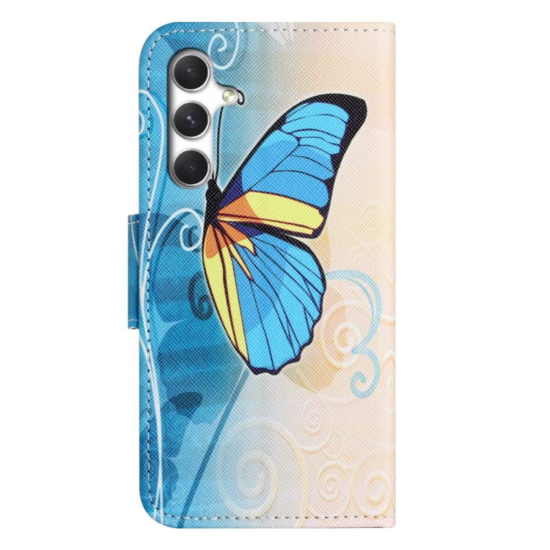 Lederhüllen Samsung Galaxy S26 Plus Handyhülle Schmetterling