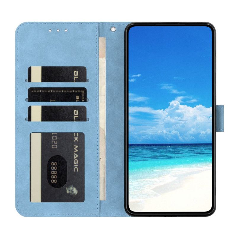 Lederhüllen Samsung Galaxy S26 Plus Handyhülle Schmetterlings- Und Blumenmotiv