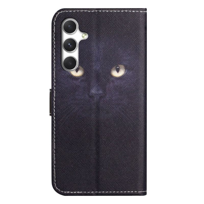 Lederhüllen Samsung Galaxy S26 Plus Handyhülle Schwarze Katze