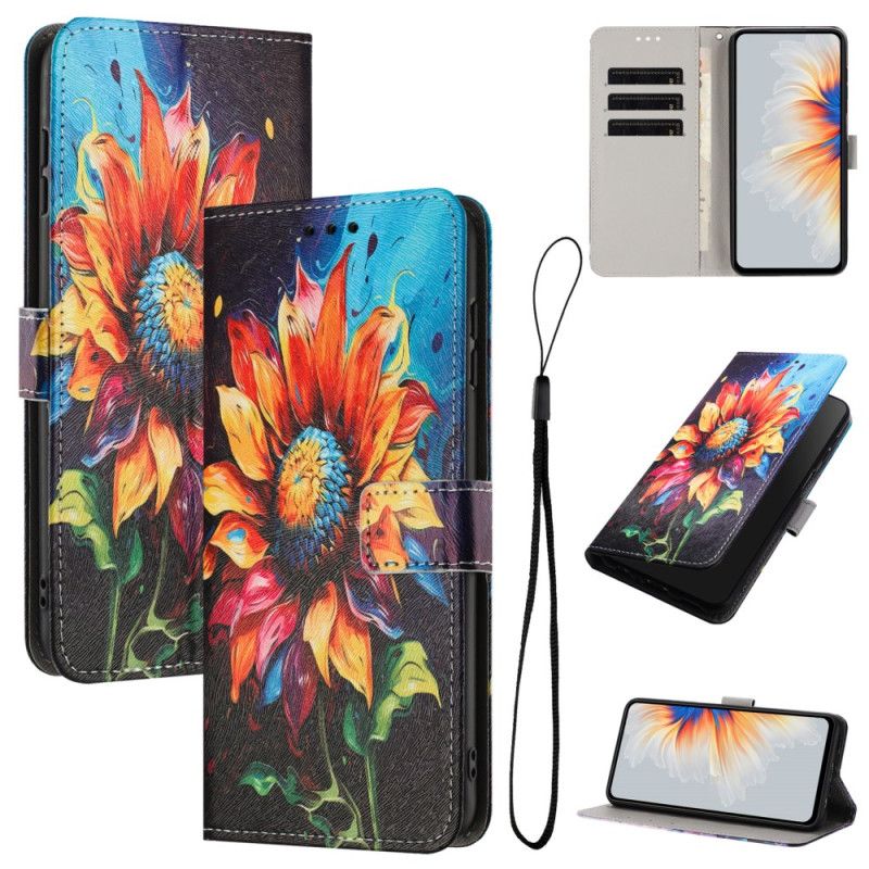 Lederhüllen Samsung Galaxy S26 Plus Handyhülle Sonnenblume