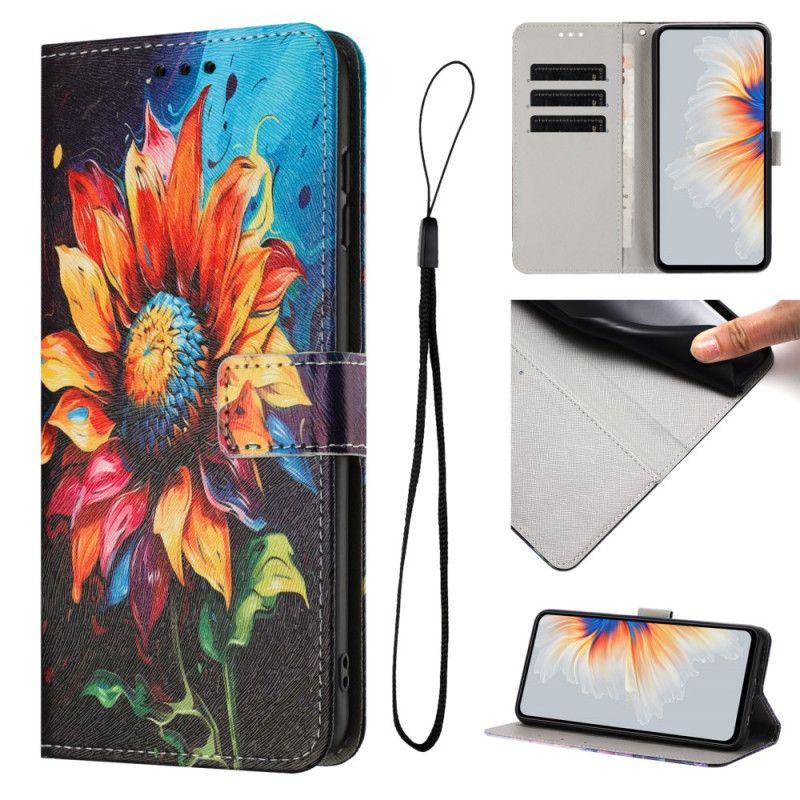 Lederhüllen Samsung Galaxy S26 Plus Handyhülle Sonnenblume
