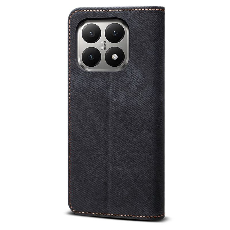 Flip Case Für Xiaomi 15t Denim-stoff