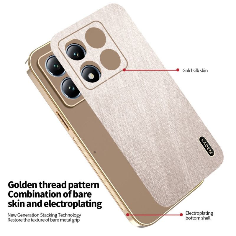Hülle Xiaomi 15t Handyhülle Kadem Lederoptik