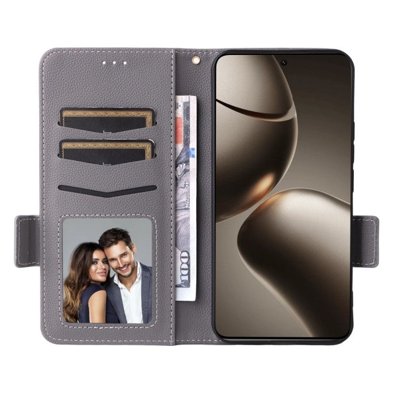 Lederhüllen Für Xiaomi 15t Kunstleder Mit Riemen