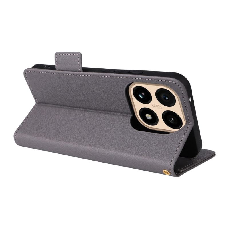 Lederhüllen Für Xiaomi 15t Kunstleder Mit Riemen