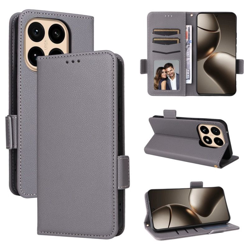 Lederhüllen Für Xiaomi 15t Kunstleder Mit Riemen