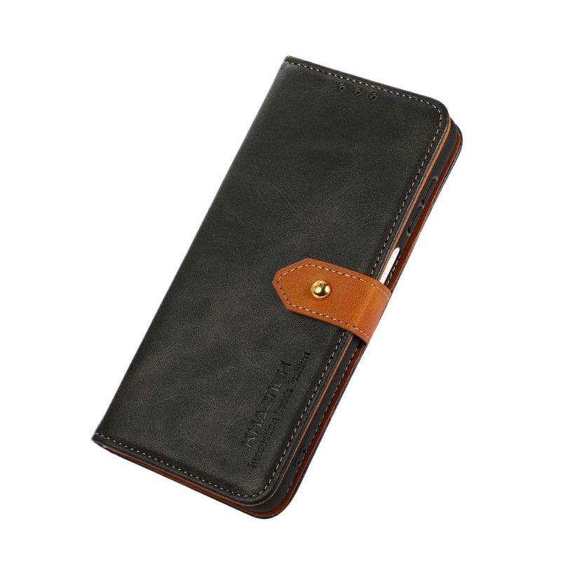 Lederhüllen Xiaomi 15t Handyhülle Goldener Verschluss Khazneh